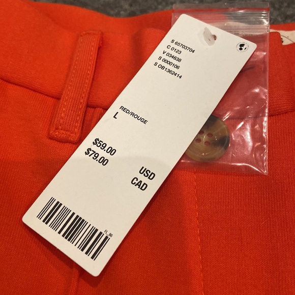 Urban Outfitters Orange Flare Pants Size Large - Picture 3 of 6